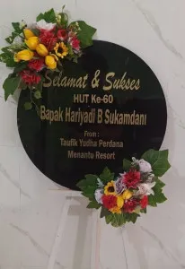 Papan Akrilik Ucapan Ulang Tahun Kota Pasuruan
